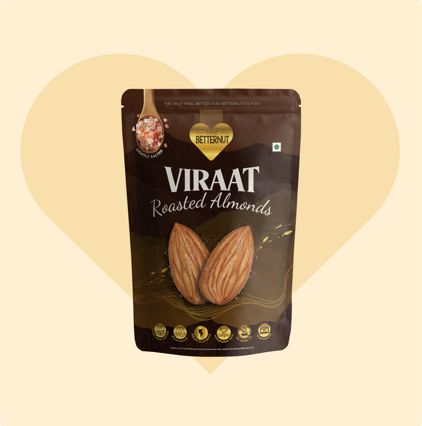 Viraat Roasted Almonds | Jumbo Badaam
