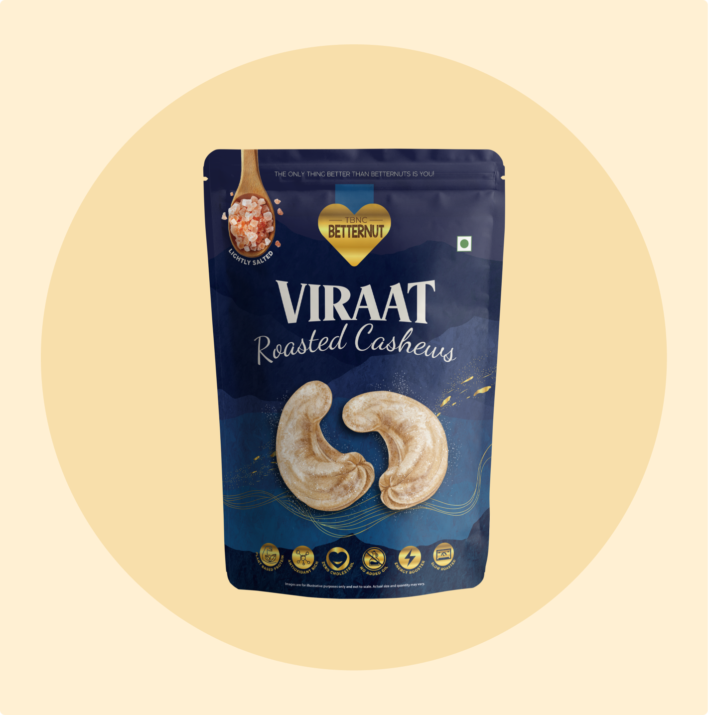 Viraat Roasted Cashews (Kaju)