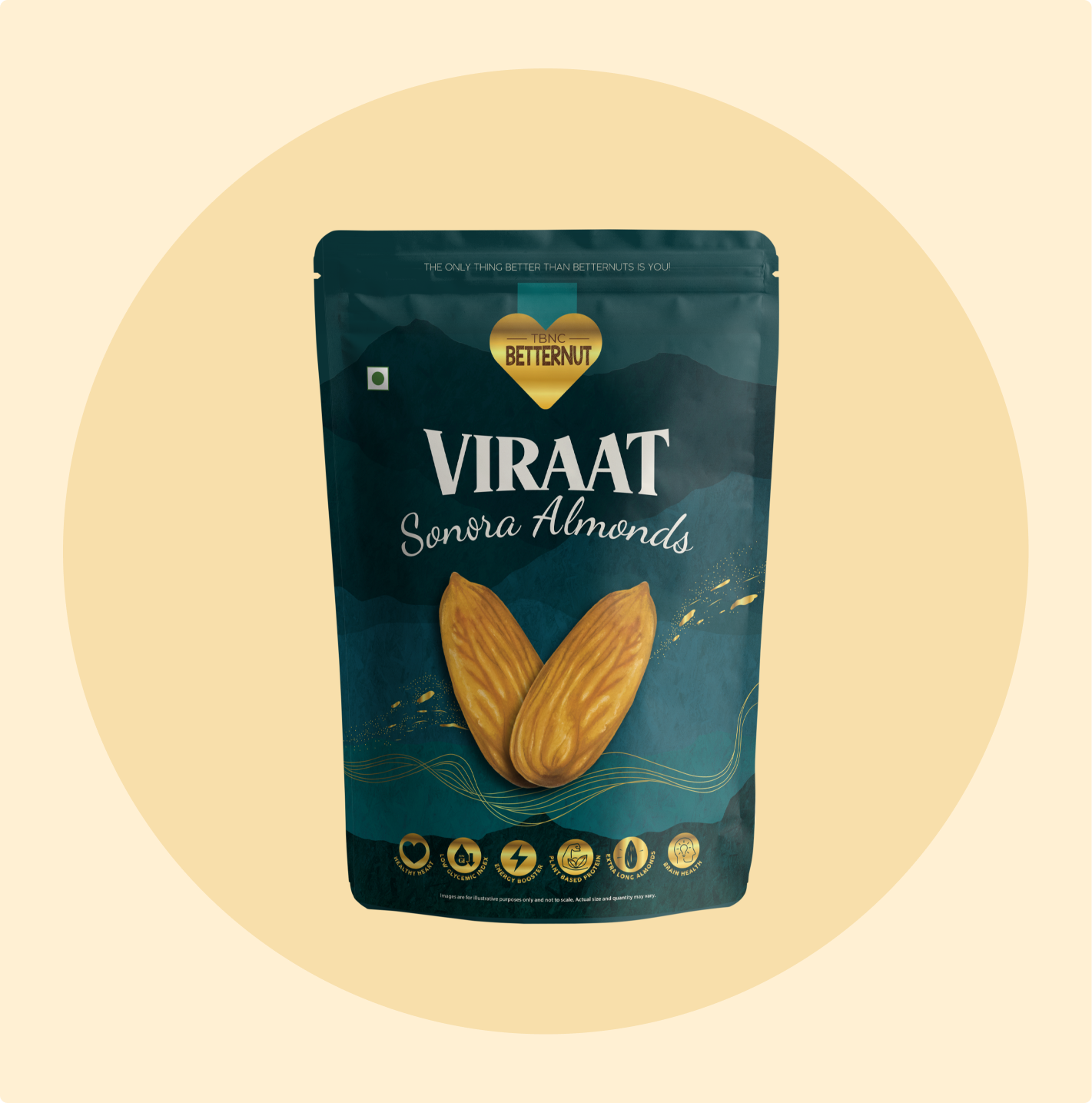 Viraat Sonora Almonds (Badaam)
